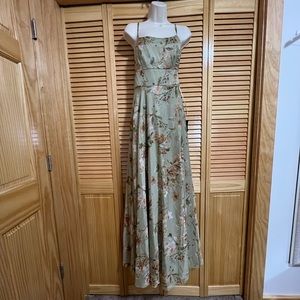 Lulu’s sage mood of the night dress